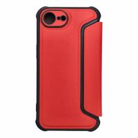 RAZOR grāmatiņa iPhone 16e (SE 4 2025) sarkana