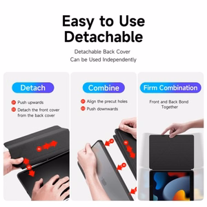 Maciņš Dux Ducis "Magi" priekš Apple iPad Pro 13 (2024) melns