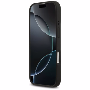 BMW viedtālruņa apvalks IPHONE 17, savietojams ar MagSafe BMHMP17S25PCCSCAK (PU oglekļa logotips) antracīta