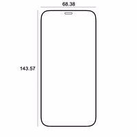 Etteri rūdīts 9D stikls iPhone 12 / 12 Pro 6,1"