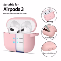 Tech-Protect silikona apvalks austiņām Apple AirPods 3 - rozā