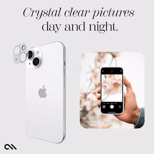Case-Mate Sparkle Lens Protector kameru lēcu aizsargstikls ierīcei iPhone 15 / 15 Plus, ar “Twinkle” rakstu