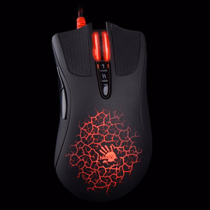 BLOODY A90 spēļu pele labrocīga USB Type-A optiskā 6200 DPI