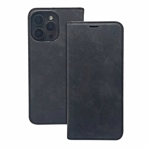 Smart Suede viedtālruņa apvalks Motorola Moto G34 5G melns