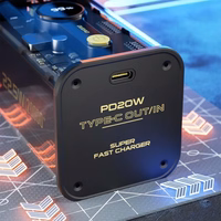 Portatīvais lādētājs Dudao "K16Pro" Melns 20000mAh 22.5W (QC3.0/ USB) (LED displejs)