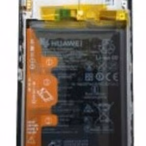 LCD ekrāns Huawei P Smart 2021/Honor Y7a/Honor 10X Lite ar skārienekrānu, rāmi un bateriju Midnight Black oriģināls (service pack)