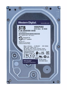 Western Digital zils 8TB WD PURPL 8TB WD violets 3.5" Serial ATA III