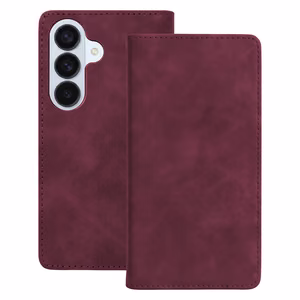 Smart Suede maciņš priekš Samsung Galaxy S26, bordo