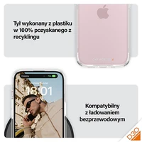 PanzerGlass cietais apvalks ar D3O un militārās klases sertifikātu iPhone 15/14/13 - caurspīdīgs
