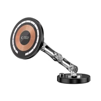 Tech-Protect MM15W-V8 Magnētiskais turētājs priekš paneļa ar MagSafe 15W - melns