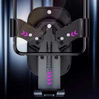 USAMS US-ZJ052 - Gravity car turētājs air vents (melns)