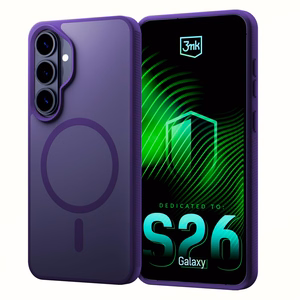 3mk Smoke MagCase violets – tālruņa vāciņš modelim Samsung Galaxy S26+