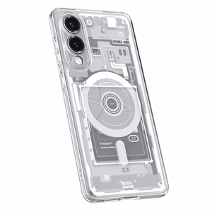 Чехол Spigen Ultra Hybrid Mag с MagSafe для Samsung Galaxy S25 Edge с принтом - белый