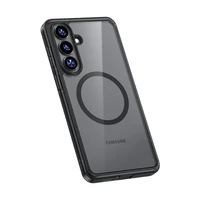 Benks Magnētiskais kristāla TPU rāmja korpuss (0049) priekš Samsung Galaxy S26 Plus melns