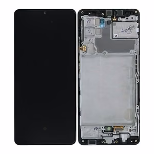 LCD ekrāns Samsung A426 A42 5G 2021 ar skārienjūtīgu ekrānu un rāmi melns oriģināls (servisa komplekts)