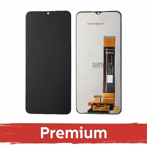 LCD displejs saderīgs ar Samsung A235 A23 4G melns OEM