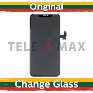 LCD displejs saderīgs ar iPhone 11 Pro Max melns (Telemax atjaunots)