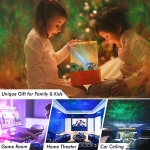 LED 3D galaktikas un zvaigžņu projektors Reach Mini Astronaut melns