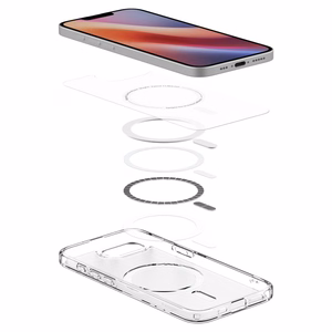 Spigen Ultra Hybrid Magnētiskais viedtālruņa apvalks iPhone 16e - balts, caurspīdīgs