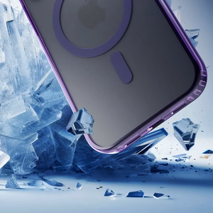 3mk Frosty MagApvalks Violets Apvalks Apple iPhone 15 Pro - violeta