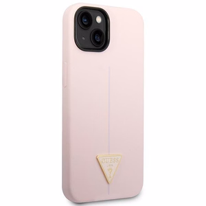 Guess GUHCP14MSLTGU iPhone 14 Plus 6,7 violets / violets kietais viedtālruņa apvalks Silicone Triangle Logo