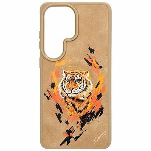 Nimmy Tiger MagSafe maciņš Samsung Galaxy S26 Ultra gaiši brūns