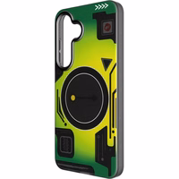 FORCELL F-PROTECT Leveli ar divu slāņu 4D tehnoloģiju, militārā nolaišanas pārbaude saderīgs ar MagSafe SAMSUNG S25 - cyber zaļš