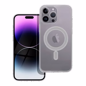 CLEAR MAG COVER viedtālruņa apvalks ar kameras aizsardzību saderīgs ar MagSafe IPHONE 14 Pro Max - caurspīdīgs