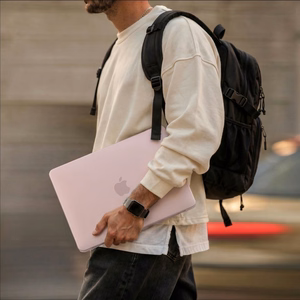 Tech-Protect Softshell Case for MacBook 13" 2026 - Matte Pink