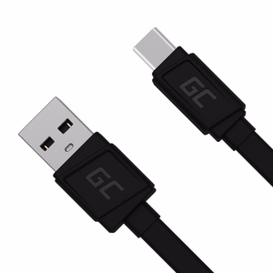 Green Cell KABGC03 USB kabelis 0,25 m USB A - USB C, melns