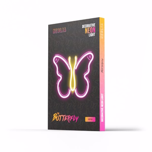 Neon LED Light BUTTERFLY rozā NNE03 Neolia