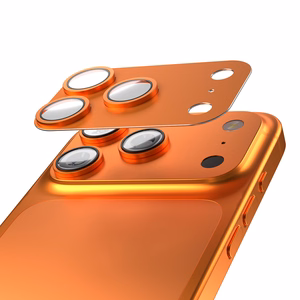 Etteri pilnīga kameras objektīva aizsargs priekš iPhone 17 Pro Max - oranžs