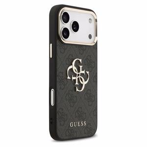 Guess 4G Big 4G Classic Logo Case for iPhone 17 Pro Max - Black and Gold