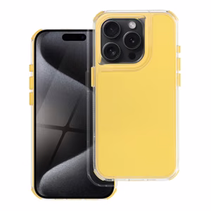 MATRIX viedtālruņa apvalks IPHONE 15 Pro dzeltens