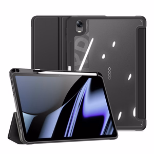Dux Ducis Toby bruņots viedais apvalks Oppo Pad ar pildspalvas turētāju melna