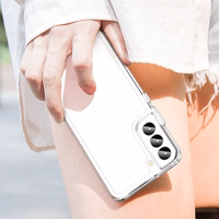 Outer Space apvalks viedtālrunim Samsung Galaxy S23+ ar elastīgu caurspīdīgu rāmi