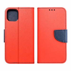 Flip case for iPhone 15 PRO MAX Fancy Book red / navy blue