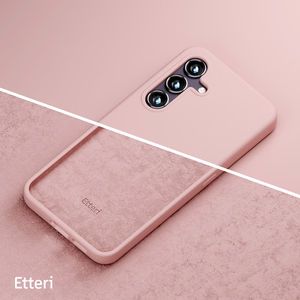 Etteri silikona maciņš Samsung Galaxy A36 5G, gaiši rozā