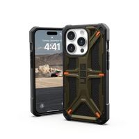 UAG Monarch viedtālruņa apvalks iPhone 15 Pro - zaļš kevlar