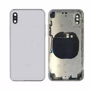 Baterijas vāciņš iPhone X sudrabs pilns oriģināls (lietots Grade B)