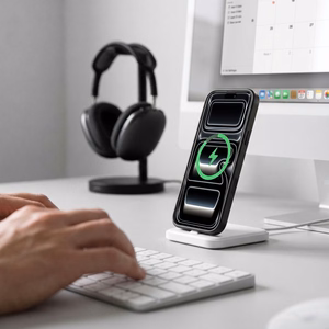 Tech-Protect MagStand MagSafe CC maciņš, paredzēts iPhone 18 Pro Max / 17 Pro Max, matēti melns