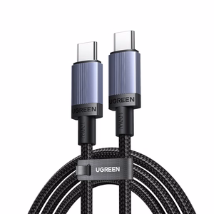 Ugreen USB-C uz USB-C PD kabelis 100W 5A 2m - melns