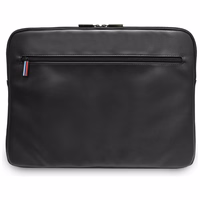BMW Carbon Pockets & Metal Logo Sleeve 14 collu portativa datora soma - melns