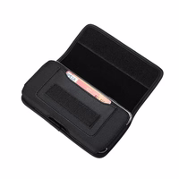 Horizontāls universāls apvalks OXFORD modelis 3 IPHONE 11 / 11 PRO / 12 / 12 PRO / 13 / 13 PRO / SAMSUNG A10 / A41 / A50 / A51 / HUAWEI P30 LITE / P40 / P8 / P9 LITE melns