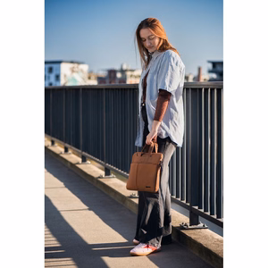 FORCELL F-PROTECT URBAN STYLE soma klēpjdatoram 15,6" brūns