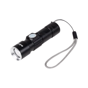 Алюминиевый фонарь Rebel, 3 Вт, ZOOM, штекер USB
