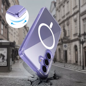 Tech-Protect FlexAir Hybrid Magnētiskais viedtālruņa apvalks Samsung Galaxy S25 - caurspīdīgs