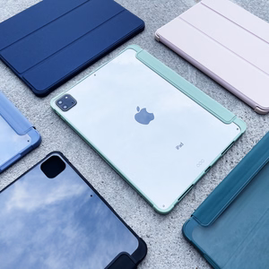 Stand Tablet Case Smart Cover case for iPad Pro 12.9 '' 2021/2020 with stand function green