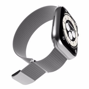 Ремешок Puro Milanese из нержавеющей стали для Apple Watch 38/40/41 мм - серебряный
