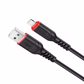 Kabelis USB-A uz Lightning Hoco 2,4A 3 m X59 melns